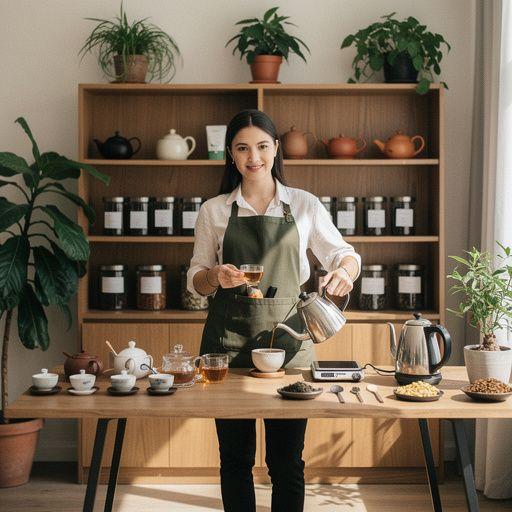 Friss bergamott citrusok és száraz tea levelek keveréke egy üvegben.